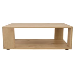 EBENEZER - Mesa de Centro Moderna Rectangular en Melamina Art 50 x 34 x 90 cm - Mueble