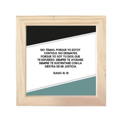 AREAS - Cuadro Bíblico Isaías 41:10 18 x 18 cm