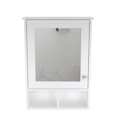 RTA MUEBLES - Gabinete de Baño Moderno en Aglomerado MDP con Espejo 73 x 53 x 16 cm RTA Design - Mueble