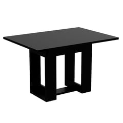 RTA MUEBLES - Mesa de Comedor Moderna para 4 Puestos en Aglomerado MDP Rectangular