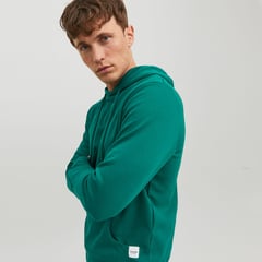 JACK&JONES - Hoodie para Hombre de Algodón Jack & Jones