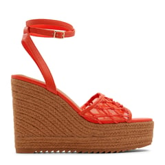 ALDO - Sandalias para mujer con tacón corrido. Sandalias rojas de moda para mujer