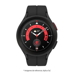 SAMSUNG - Smart watch Galaxy Watch 5 Pro 46 mm Reloj inteligente hombre y mujer. Restreo de ruta con GPS. Seguimiento actividad y estado físico, +90 modos de ejercicios, ritmo cardíaco y sueño