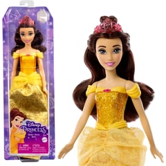 DISNEY PRINCESS - Disney Princesa muñeca Bella para niñas de 3 años y más