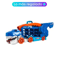 HOT WHEELS - Súper Remolque T-Rex Hot wheels, para niños a partir de los 4 años