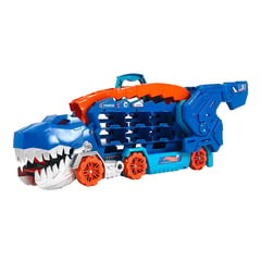 HOT WHEELS - Súper Remolque T-Rex Hot wheels, para niños a partir de los 4 años