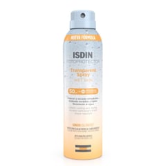 ISDIN - Bloqueador Corporal Adultos Wet Skin Transparent en Spray 250 ml