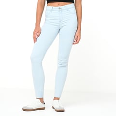 SYBILLA - Jean Skinny para Mujer Tiro medio de Algodón