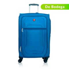 SWISSPASS - Maleta blanda de viaje 23 Kg Bodega Ruedas 360° candado TSA