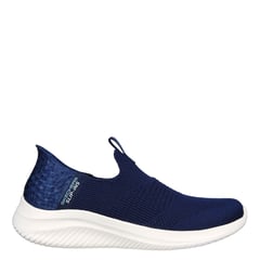 SKECHERS - Tenis Slip In Mujer Manos Libres | Zapatos Skechers Dama | Tenis azul cómodos Skechers para mujer | Zapatillas moda Ultraflex 3 |0