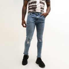 DENIMLAB - Jean 5 Bolsillos para Hombre Super skinny