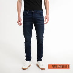 BEARCLIFF - Jean 5 Bolsillos para Hombre Super skinny