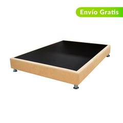 COLCHONES SPRING - Base Cama Dividida Tamaño Queen en Madera, 160 x 190 cm