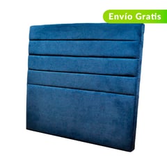 COLCHONES SPRING - Cabecero para Cama Semidoble Moderno en Madera 130 x 120 cm