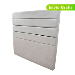 COLCHONES SPRING - Cabecero para Cama Semidoble Moderno en Madera 130 x 120 cm