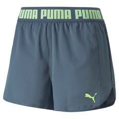 PUMA - Short de Entrenamiento para Mujer con cintura en Caucho Puma