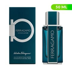 SALVATORE FERRAGAMO - Perfume Hombre Intense Leather 50 ml EDP