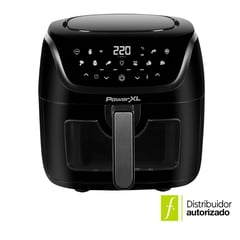 POWER XL - Freidora de Aire Sin Aceite PowerXL Digital 7.5 Litros Gran Capacidad 10 Funciones Air Fryer con WIFI y Bluetooth