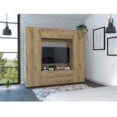 RTA MUEBLES - Closet Moderno en Aglomerado MDF 6 Puertas 2 Cajones 180 x 198 x 50 cm RTA Design - Mueble