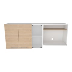 RTA MUEBLES - Mueble Superior de Cocina Moderno en Aglomerado 150 x 60 x 40 cm .