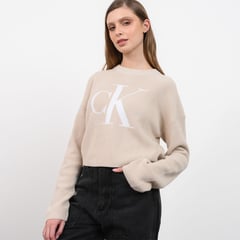 CALVIN KLEIN - Saco para Mujer de Algodón Oversize