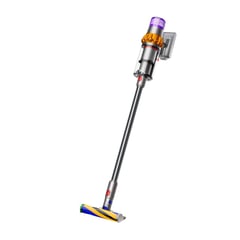 DYSON - Aspiradora inalámbrica V15 Detect Amarillo/Níquel 230W, aspiradora sin cable con luz que revela polvo microscópico, aspiradora inteligente