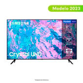 SAMSUNG - Televisor 75 pulgadas Crystal UHD 4K Ultra HD Smart TV