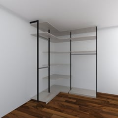 MATMA - Closet Moderno en Aglomerado MDP  227 x 155 x 58 cm  - Mueble