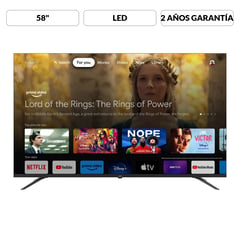 JVC - Televisor 58 pulgadas LED 4K Ultra HD Smart TV