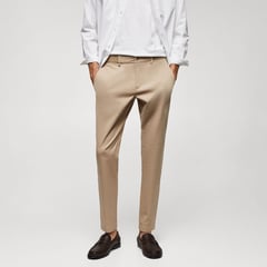 MANGO - Pantalón Chino para Hombre Taper