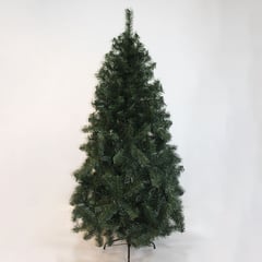 MICA - Árbol de Navidad Verde 225 cm, Diametro 110 cm. Con 380 Ramas y Soporte de Base