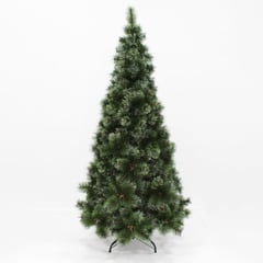 MICA - Árbol de Navidad Verde 200 cm, Diametro 90 cm. Con 442 Ramas y Soporte de Base