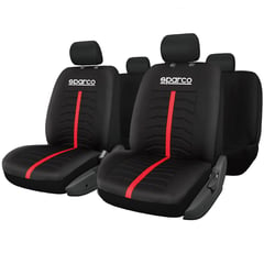 SPARCO - Set Funda Cubre Asiento Forro Protector Silla Spc3502Rd