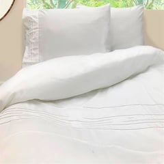 GRAMA IDEAS FRESCAS - Funda de duvet Algodón Alforza