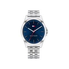 TOMMY HILFIGER - Reloj para Hombre 1791713 . Reloj Análogo Acero inoxidable Plateado