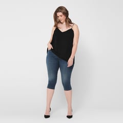 CARMAKOMA - Jean Skinny para Mujer Tiro medio de Algodón