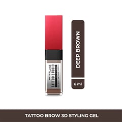 MAYBELLINE - Delineador de cejas Tattoo Brow 3D Gel Deep Brown 6 ml