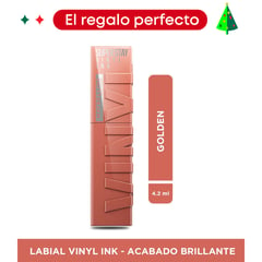 MAYBELLINE - Labial larga duración SuperStay Vinyl Ink acabado brillante 4.2 ml