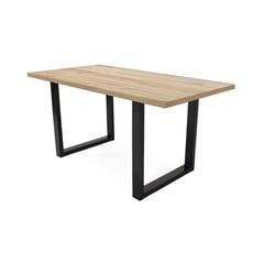 MICA - Mesa de Comedor Moderna para 6 personas en Aglomerado MDF Rectangular