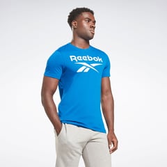 REEBOK - Camiseta deportiva Hombre Training con Logo