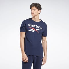 REEBOK - Camiseta deportiva Hombre Training con Logo