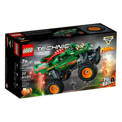 LEGO - Set de MONSTER JAM DRAGON por 217 Piezas para mayores 7 años