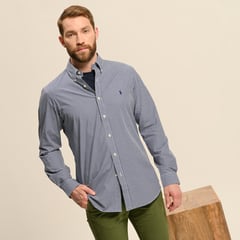 RALPH LAUREN - Camisa Hombre de Cuadros Manga larga de Algodón Polo