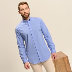 RALPH LAUREN - Camisa Hombre Manga larga de Algodón Polo