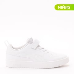 PUMA - Tenis Rickie Ac Ps U12 para Niño Velcro | Zapatillas para Niño