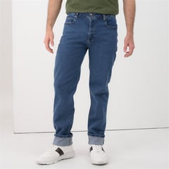 BASEMENT - Jean 5 Bolsillos para Hombre Baggy