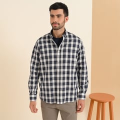 UNIVERSITY CLUB - Camisa para Hombre Manga larga