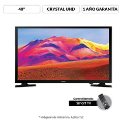 SAMSUNG - Televisor Samsung 40 pulgadas Crystal UHD Full HD Smart TV