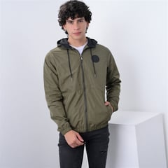 MOSSIMO - Chaqueta para Hombre Con capota