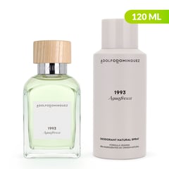 ADOLFO DOMINGUEZ - Estuche Perfume Hombre Agua Fresca de Azahar EDT 120ml+ Desodorante 150ml